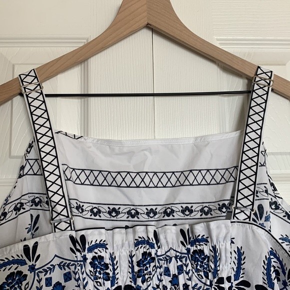 NWT Lane Bryant Square Neck Floral Bodice Crop Top Plus Sz 26/28 - Picture 6 of 11